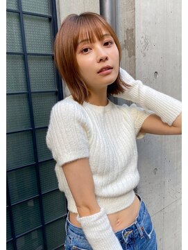 アン(Un) 【切りっぱなしBoB】【ナチュラルミルクティ】【南船場】