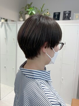 シュク 高円寺(SYUK) 加藤【高円寺】マッシュショート/アッシュグレージュ/フルバング