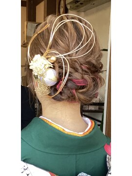 アフェット(hair make affetto) 成人式アップスタイル