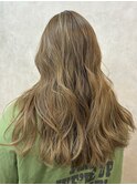 orso hair × 外国人風オリーブベージュハイライト
