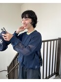 ショートヘア/ハンサムショート/ショートパーマ