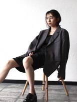 バイエイト(X８)&nbsp;首もとスッキリショートxイヤリングカラー