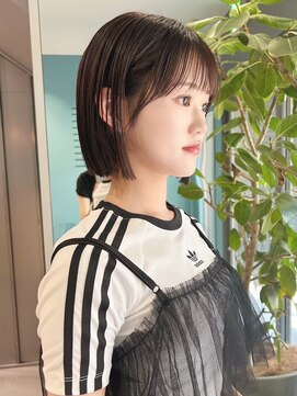 ノエ トトン(noe tton) イメチェン/ホワイトブロンド/外ハネボブ/美髪/名古屋/名駅