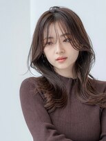 ハバナ 立川(HAVANA) 韓国風レイヤーカット髪質改善ダブルカラーミルクティーベージュ