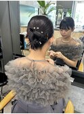 タイトアレンジ◯カチモリヘア◯結婚式アレンジ