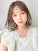 艶感サイドバングナチュラルカール似合わせカット#205f0301