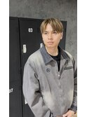 ミルクティーベージュ◎センターパート