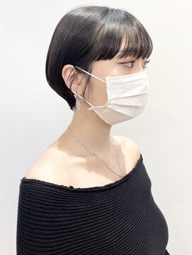 モリオフロムロンドン 松戸店(Morio from London) 【モリオ松戸 石山】黒髪くびれショート耳掛けショート前髪あり