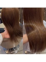 スタイル 横浜(STYLE)&nbsp;before/afterベージュロングエクステ８０本/長さだしエクステ