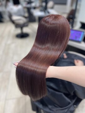 ユーフォリア 銀座本店(Euphoria) Mako ピンクブラウン 似合わせ ブリーチなし 20代