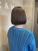 フレーム なんば店(FRAME) ▽ミニボブ×ベージュ