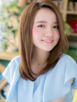 カバーヘア ブリス 大宮西口(COVER HAIR bliss) ハイライトカラーかきあげバングボブウルフc7大宮20代30代40代