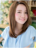 ハイライトカラーかきあげバングボブウルフc7大宮20代30代40代