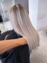 キオク(KIOX)&nbsp;シャドールーツ/リタッチ/レイヤーカット/ハイトーン/髪質改善