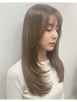 エールバイボヌール(Ere by Bonheur)&nbsp;レイヤーカット/透明感ベージュカラー