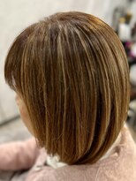 ヘアーサロンエー 美容師研究所(Hair Salon A 美容師研究所) 白髪ぼかしハイライトデザインカラー+デザインカット