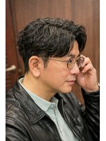 オールバーバー(OR BARBER)&nbsp;ニュアンスパーマ　フェザーパーマ　メンズ　理容室　バーバー