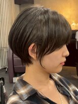 ハーシーバイアポロ 相模大野(HERSHE by apollo) xカット//ホワイトグレージュ/レイヤーカット/チェリーブラウン