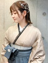 アンド アノン(and anon)&nbsp;和装ヘア 着付け 袴 ヘアアレンジ 成人式 外ハネ 卒業式