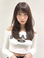 オーロ 塚口店(ORO) 韓国風レイヤーロング×シースルーバング