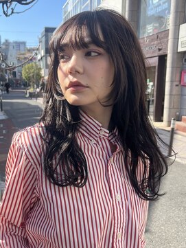 ピークアブー 原宿ハラカド(PEEK-A-BOO) ハッシュカットフェイスレイヤー重ためバングウルフレイヤー