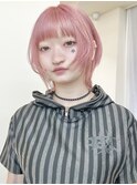【morio原宿】ハイトーンショートウルフ前髪ありボブレイヤー