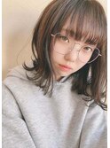 外ハネ　ナチュラルボブ