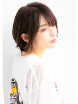 ヌーン ヘアメイク プラス ハッピータイムズ(NOON hair make+happy times)&nbsp;耳かけ☆透明感イルミナアッシュベージュ 中野ヌーンstyle75