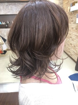 ヘアーピース(Hair Peace) ミディアムミックス巻き