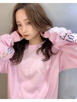 カームリーヘアー(calmLY HAIR) 前髪/アンブレラカラー/こなれミディ/イメチェン/ウェーブパーマ