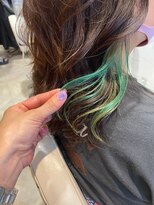 ナンバー ブラオ 名古屋栄(N° blao)&nbsp;大人かわいいくびれミディラベンダーインナーカラー