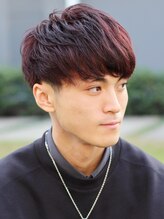 ポルテオム(PORTE HOMME) 【ポルテオム】ワインレッドマッシュブリーチなし