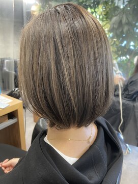 シェル 吉祥寺(shell) 大人かわいいロングボブ_ハイライトベージュ