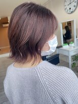 アペル(APPEL)&nbsp;ピンクグレージュ　髪質改善カラー【岡山/岡山駅】