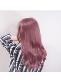 ブリーチなしでできるカシスピンク♪