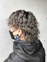 アソビ 表参道(ASOBI)&nbsp;【ブリーチでもパーマ可】ブリーチスパイラル　ロングウルフ