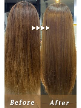 ヘアー リードレス(hair Re:dress) ロングヘア髪質改善ダメージケアナチュラルブラウン20代30代