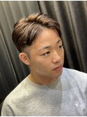かきあげ風ニュアンスアイロンパーマ
