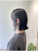 【 ペールシルバー × ダークグレージュ 】