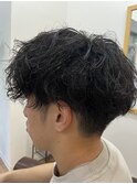 マッシュミックスパーマ