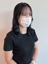 トップヘアーヒルズ 安城(TOP HAIR HILLS)&nbsp;オススメスタイル！韓国ヘア×ブルーブラック/アッシュブラック