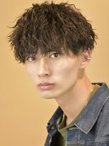 オーシャントーキョー(OCEAN TOKYO)&nbsp;ツイストスパイラルパーマツーブロック刈り上げラウンドマッシュ