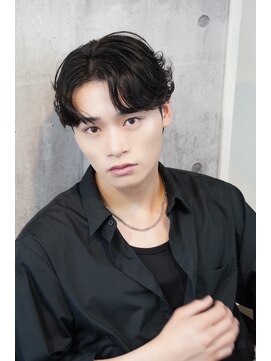 メイン(MENIN) 韓国コンマ×ニュアンス×センターパート[相模大野/町田/メンズ]