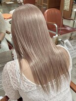 ネオリーブ コパン 鶴見店(Neolive copain)&nbsp;ブリーチ2回　透明感◎シアーグレージュ【鶴見】