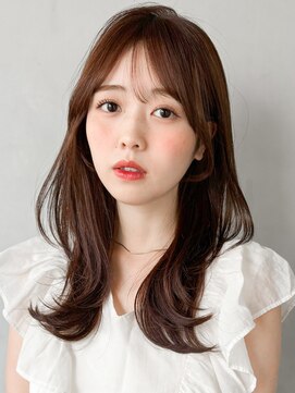 キリ 表参道(kyli) セミディ前髪くびれヘア小顔カット艶感ウェーブパーマ愛され