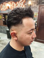 フォーコーナーズカットショップスリーセント 栄(FourCornersCutShop 3/cent)&nbsp;ニュアンスパーマ/フェードカット/スキンフェード