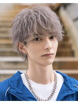 オーシャントーキョー 心斎橋(OCEAN TOKYO WEST)&nbsp;シルバーカラーハイトーンマッシュレイヤーカット