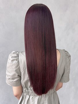 アイティー バイ アルバム 中野店(IT by ALBUM) ロング暗めカラー韓国ヘア顔周りレイヤー_ba472252