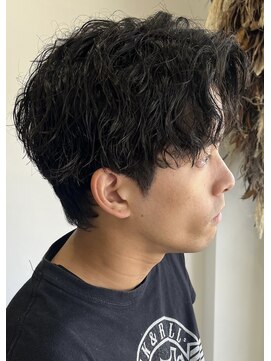 ネクストフォーヘアー(NEXT for hair) メンズパーマ 波巻きスパイラル 大人