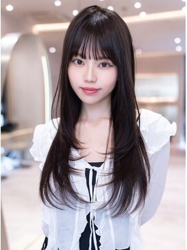 エースハバナ 渋谷(1 HAVANA) チョコグレージュ/20代30代大人かわいい/ミディアムレイヤー